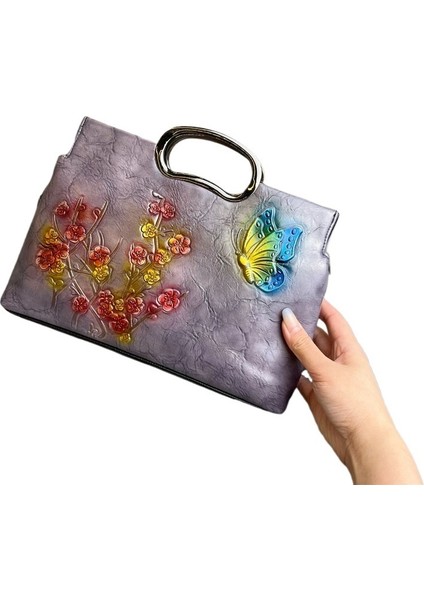 El Çantası, Küçük Kare Çanta, Vintage Bayan Yemek Çantası (Yurt Dışından)