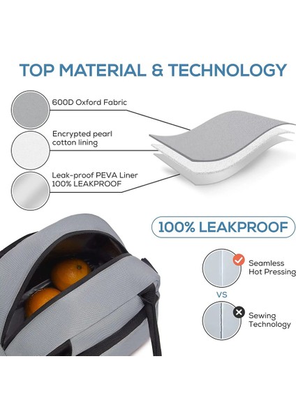 Büyük Kapasiteli Su Geçirmez Oxford Öğle Yemeği Çantası (Yurt Dışından) modelleri