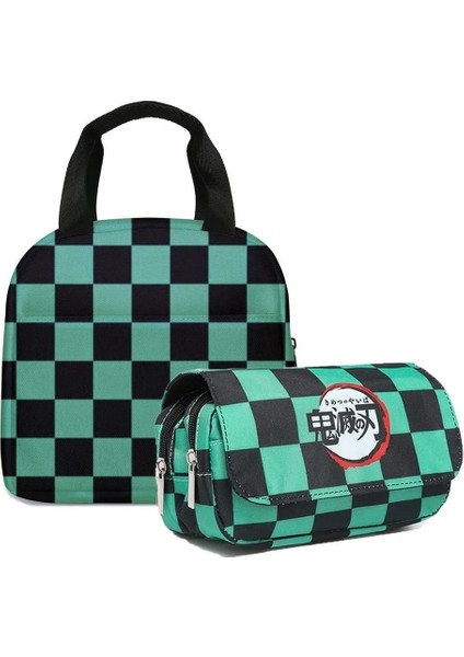 2 Adet/takım Kimetsu No Yaiba Öğle Yemeği Kutusu Kalem Kutusu (Yurt Dışından)