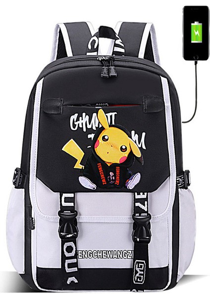 2024USB Büyük Kapasiteli Öğrenci Sırt Çantası (Yurt Dışından)