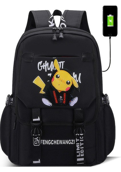 2024USB Büyük Kapasiteli Öğrenci Sırt Çantası (Yurt Dışından)