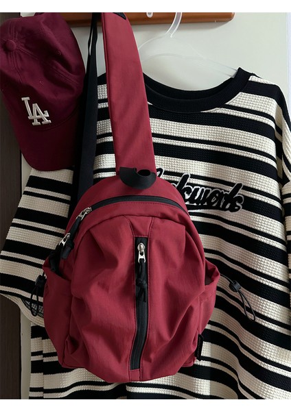 Yeni Moda Göğüs Çantası Basit Gündelik Kadın Omuz Çantası Öğrenci Açık Hafif Haberci Çantası (Yurt Dışından)