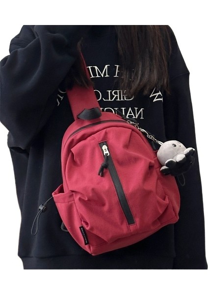 Yeni Moda Göğüs Çantası Basit Gündelik Kadın Omuz Çantası Öğrenci Açık Hafif Haberci Çantası (Yurt Dışından) fiyatları