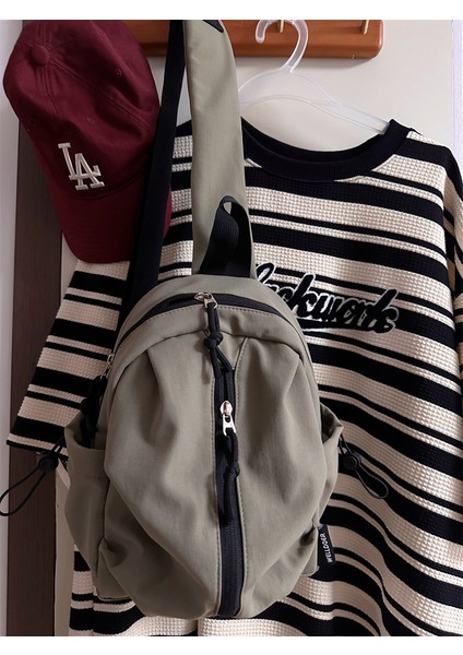 Yeni Moda Göğüs Çantası Basit Gündelik Kadın Omuz Çantası Öğrenci Açık Hafif Haberci Çantası (Yurt Dışından)