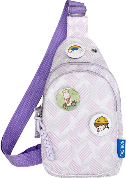 Göğüs Çantası Küçük Taze Tüm Uyumlu Hafif Kadın Çantası Omuz Çantası Kadın Basit Öğrenci Postacı Çantası (Yurt Dışından)