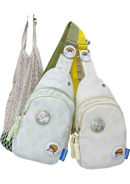 Göğüs Çantası Küçük Taze Tüm Uyumlu Hafif Kadın Çantası Omuz Çantası Kadın Basit Öğrenci Postacı Çantası (Yurt Dışından) modelleri