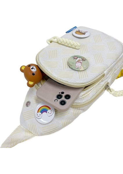 Göğüs Çantası Küçük Taze Tüm Uyumlu Hafif Kadın Çantası Omuz Çantası Kadın Basit Öğrenci Postacı Çantası (Yurt Dışından) indirimleri