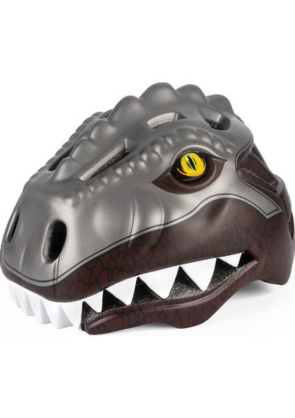 Çocuk Çizgi Film Dinozor Kaskı Bisiklet Kaskı Denge Arabası Kaykay Çocuk Binicilik Kaskı (Yurt Dışından)