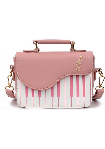 Omuz Çantası Piyano Notası Küçük Omuz Çantası Moda Kontrast Renk Nakış Küçük Kare Çanta (Yurt Dışından) fiyatları