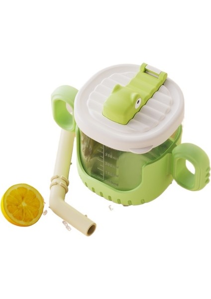 Çocuk Su Bardağı Doğrudan Içme Bardağı Pipetli Bardak Plastik Bebek Öğrenme Içme Bardağı Çift Amaçlı Bardak Çizgi Film Çift Kulaklı Bardak (Yurt Dışından) modelleri