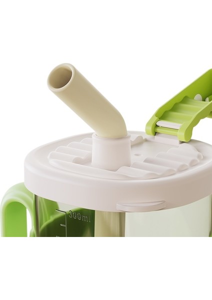 Çocuk Su Bardağı Doğrudan Içme Bardağı Pipetli Bardak Plastik Bebek Öğrenme Içme Bardağı Çift Amaçlı Bardak Çizgi Film Çift Kulaklı Bardak (Yurt Dışından) fırsatları