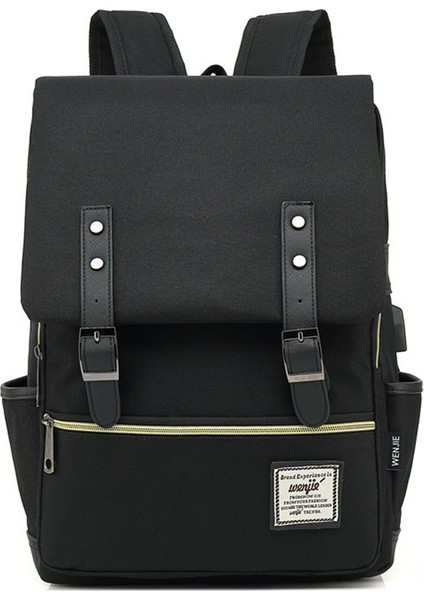 Erkek ve Kadın Açık Hava Tuval Büyük Kapasiteli Seyahat Sırt Çantası Moda Sırt Çantası (Yurt Dışından)