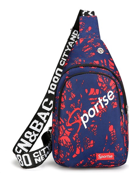 Göğüs Çantası Sırt Çantası Su Geçirmez Naylon Omuz Çantası (Yurt Dışından)