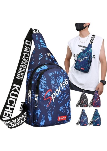 Göğüs Çantası Sırt Çantası Su Geçirmez Naylon Omuz Çantası (Yurt Dışından) modelleri