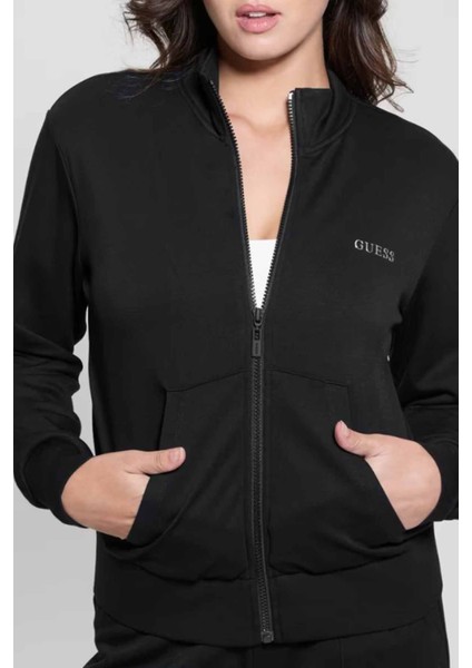Kadın Gelsey Full Fermuarlı Sweatshirt - Siyah fiyatları