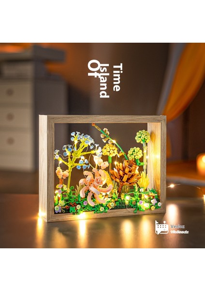 Yeni Yaratıcı Yapı Taşları Buket Ahşap Evler Monte Puzzle Çocuk Oyuncakları Süsler Hediye (Yurt Dışından)