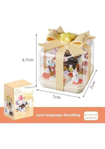 Yeni Yaratıcı Petal Hayvan Kalesi Yapı Taşları Monte Edilmiş Hediye Süs Oyuncakları (Yurt Dışından)