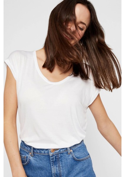 Pieces 17078732 Kadin Body - Beyaz modelleri
