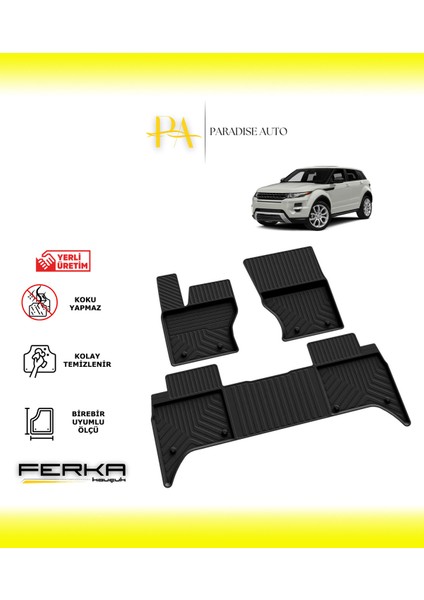 Range Rover Sport 2-3 (Hybrid Hariç) 2013-2022 4d Havuzlu Paspas