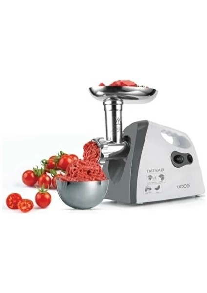 Harlem Gurme H-020-022 Beyaz Elektrikli Et Kıyma Makinesi 2200W
