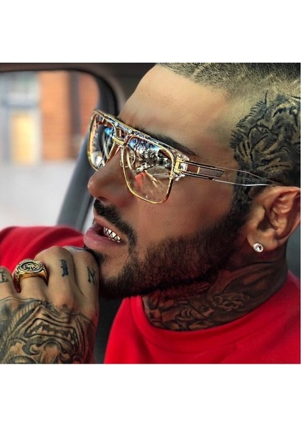 Klasik Lüks Erkek Güneş Gözlüğü Glamour Moda Marka Güneş Gözlüğü Kadınlar Için Yansıtılmış Retro Vintage Kare Tasarımcı Tonları (Yurt Dışından) fiyatları