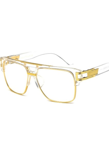 Klasik Lüks Erkek Güneş Gözlüğü Glamour Moda Marka Güneş Gözlüğü Kadınlar Için Yansıtılmış Retro Vintage Kare Tasarımcı Tonları (Yurt Dışından) modelleri