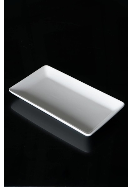 Bianco Perla Porselen Dikdörtgen Sunum Tabak - 32.5 cm