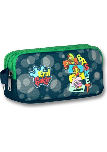 Kral Şakir Basket Baskılı Üçlü Ilkokul Çanta Seti - Lacivert/yeşil - Erkek Çocuk fırsatları