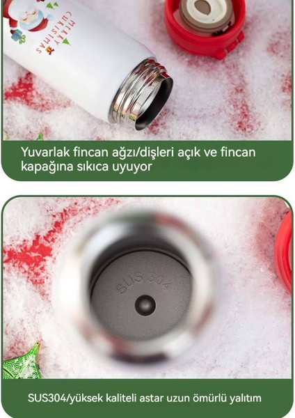 新款圣诞保温杯创意卡通学生不锈钢水杯情侣便携弹跳保温杯批发 (Yurt Dışından) modelleri