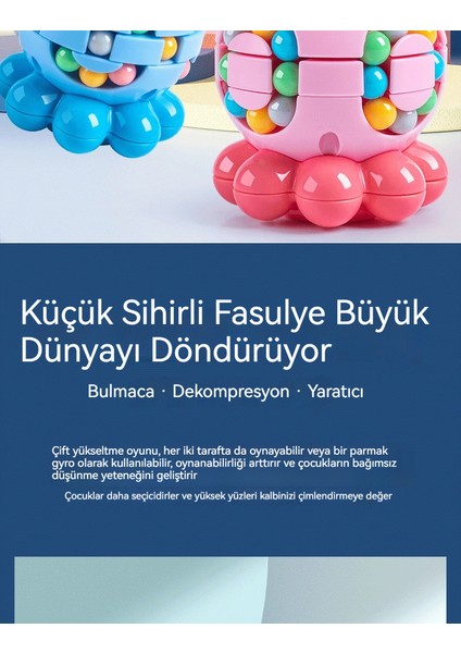 Ahtapot Dekompresyon Oyuncağı Sihirli Fasulye Çeşitli Rubik Küpü Eğitici Oyuncak (Yurt Dışından)
