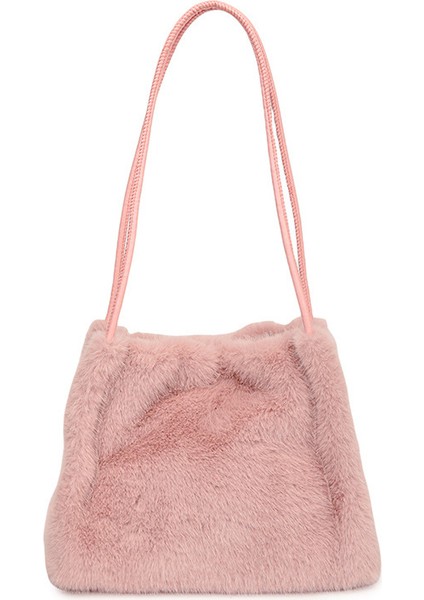 Büyük Kapasiteli El Omuz Crossbody Çanta Peluş Çanta (Yurt Dışından)