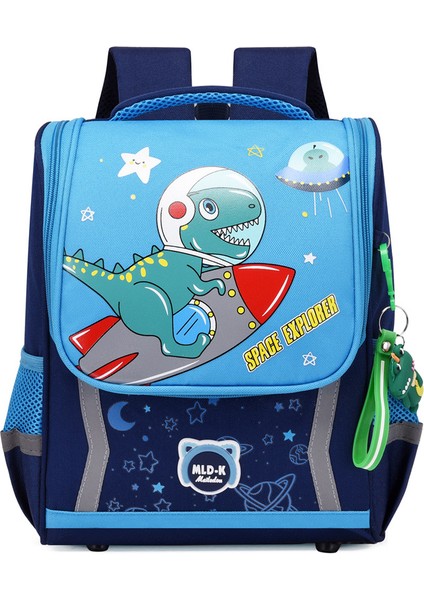 Ilkokul Öğrencileri Için Sevimli Karikatür Büyük Kapasiteli Hafif Sırt Çantası (Yurt Dışından)