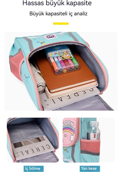 Ilkokul Öğrencileri Için Sevimli Karikatür Büyük Kapasiteli Hafif Sırt Çantası (Yurt Dışından) modelleri