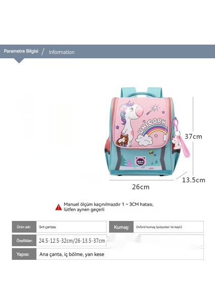 Ilkokul Öğrencileri Için Sevimli Karikatür Büyük Kapasiteli Hafif Sırt Çantası (Yurt Dışından) fırsatları