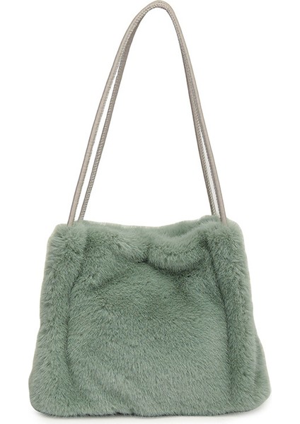 Büyük Kapasiteli El Omuz Crossbody Çanta Peluş Çanta (Yurt Dışından)