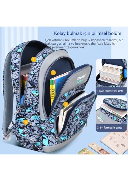 1-3. Sınıflar Için Ilköğretim Okul Çantaları Karikatür Okul Çantaları Büyük Kapasiteli Çocuk Sırt Çantaları (Yurt Dışından) fiyatları