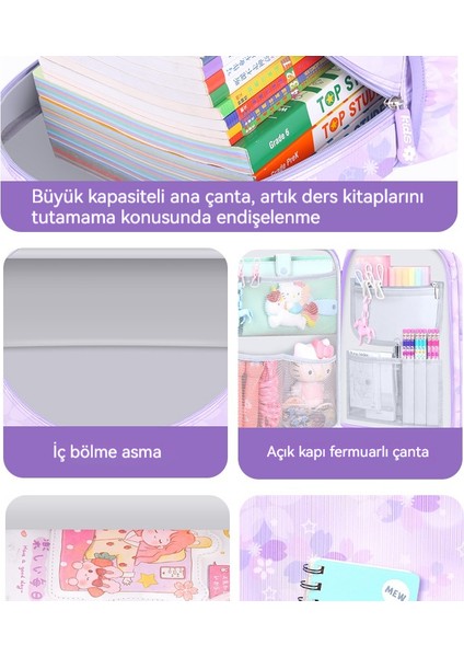 3-6 Sınıflar Için Yeni Kız Buzdolabı Açık Hafif, Büyük Kapasiteli, Yükü Azaltan Rüya Okul Çantası (Yurt Dışından)