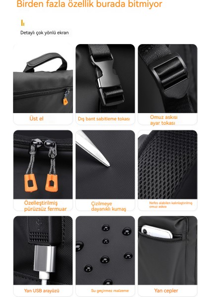 Erkek Iş Büyük Kapasiteli Bilgisayar Sırt Çantası Gündelik (Yurt Dışından) modelleri