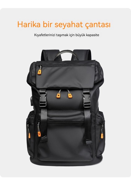 Erkek Iş Büyük Kapasiteli Bilgisayar Sırt Çantası Gündelik (Yurt Dışından) fırsatları