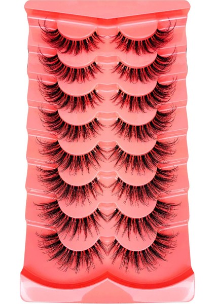 Sekiz Çift MG02 Kalın ve Doğal Kıvrık (Yurt Dışından)