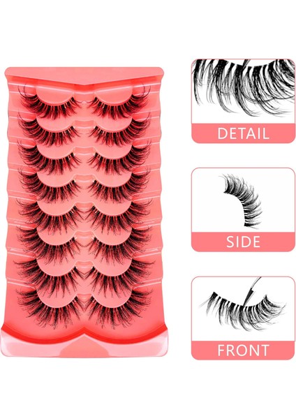 Sekiz Çift MG02 Kalın ve Doğal Kıvrık (Yurt Dışından) fırsatları