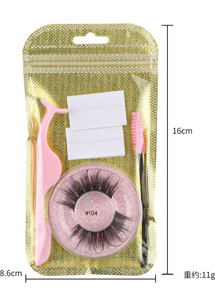 Avrupa ve Amerikan Lastik Şerit Yapıştırıcı Olmayan Sahte Kirpik Seti (Yurt Dışından) fiyatları