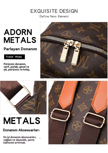 Omuz Çantası Presbiyeli Avrupa ve Amerikan Retro Büyük Kapasiteli Sırt Çantası (Yurt Dışından) fırsatları