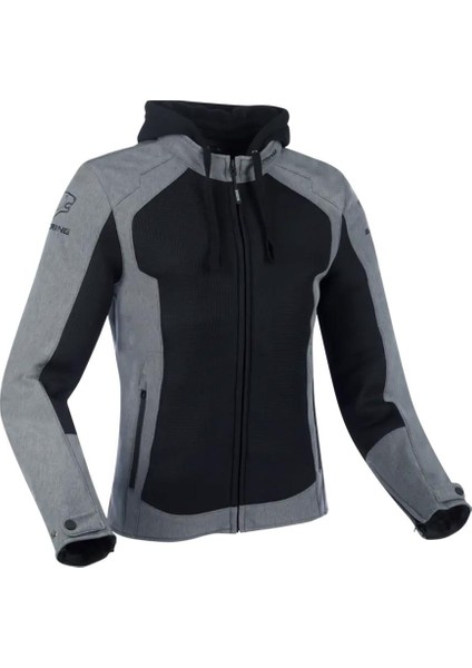 Zenith Korumalı Yazlık Motosiklet Mont Siyah/gri