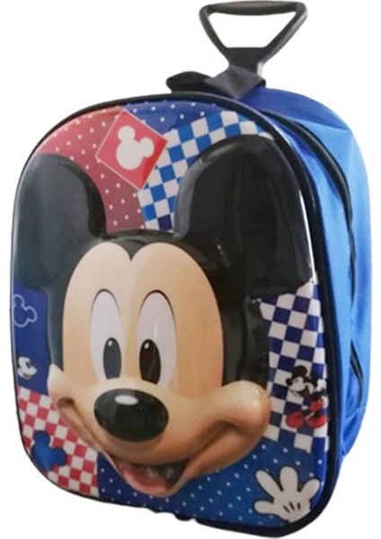 Anaokulu Çekçekli Çanta (4-7 Yaş) Miki Mavi GB005 modelleri