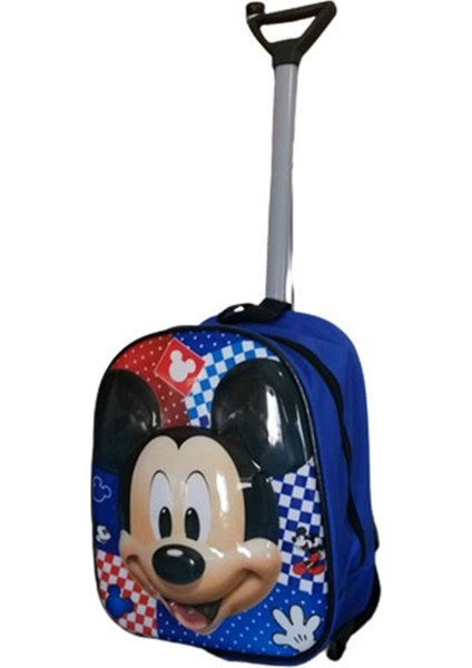 Anaokulu Çekçekli Çanta (4-7 Yaş) Miki Mavi GB005 fırsatları