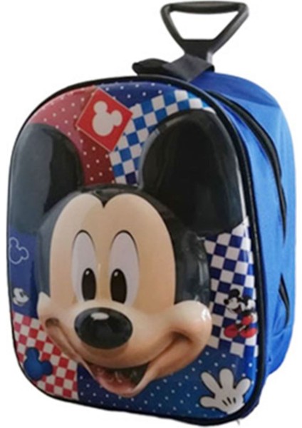 Anaokulu Çekçekli Çanta (4-7 Yaş) Miki Mavi GB005 indirimleri