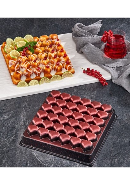 Luxury Kare Model Kek Kalıbı 1 Adet