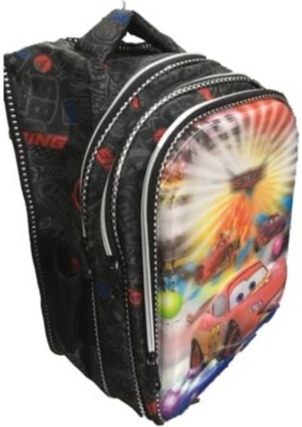 Işıklı Kabartmalı Şimşek Mc Queen Ilkokul Beslenmeli Sırt Çantası fiyatları