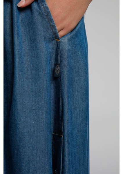 Megan Kadın Jean Etek Denim indirimleri